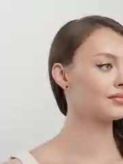 Багровый серьги-гвоздики Swarovski Xuping