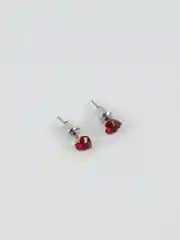 Багровый серьги-гвоздики Swarovski Xuping