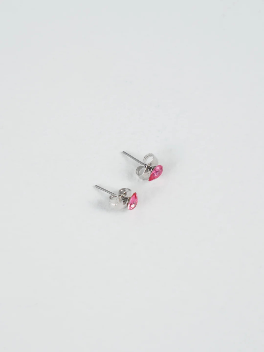 Розовый серьги-гвоздики Swarovski Xuping