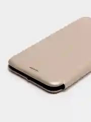 Золотой чехол-книжка Huawei P Smart 2018 (Хуавей П Смарт 2018)