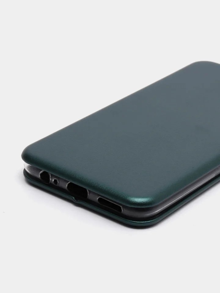 Зеленый чехол-книжка Xiaomi Redmi Note 9