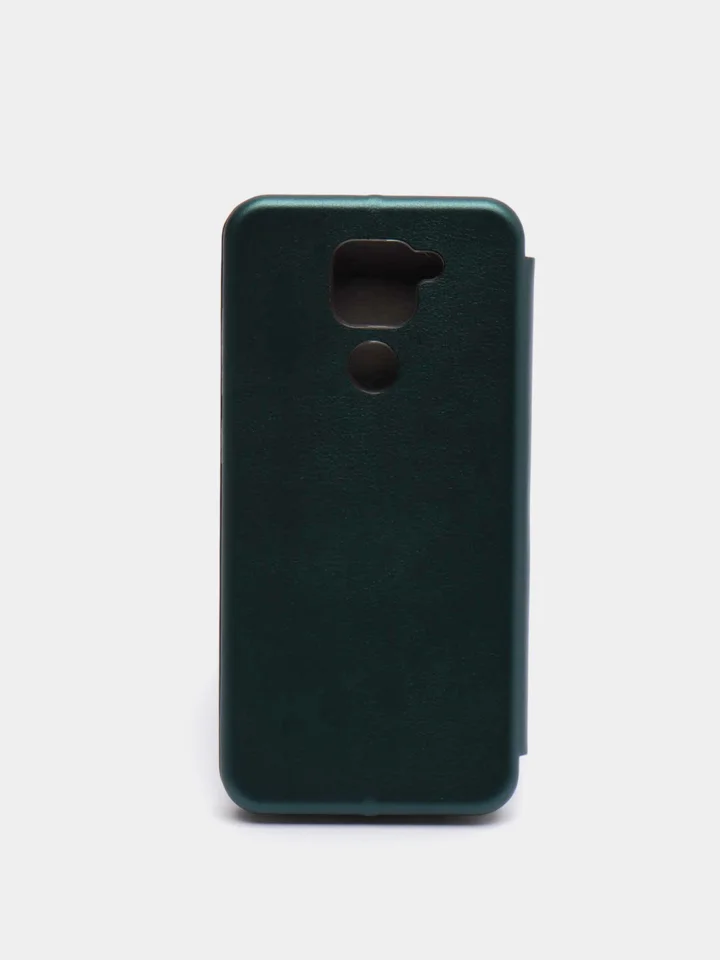 Зеленый чехол-книжка Xiaomi Redmi Note 9