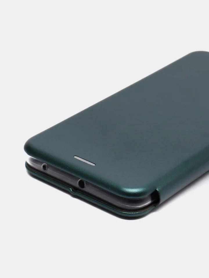 Зеленый чехол-книжка Xiaomi Redmi Note 9