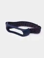 Индиго ремешок на липучке для Xiaomi Mi Band 3, 4, 5, 6, 7 Сяоми Ми Банд