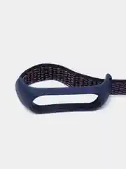 Индиго ремешок на липучке для Xiaomi Mi Band 3, 4, 5, 6, 7 Сяоми Ми Банд
