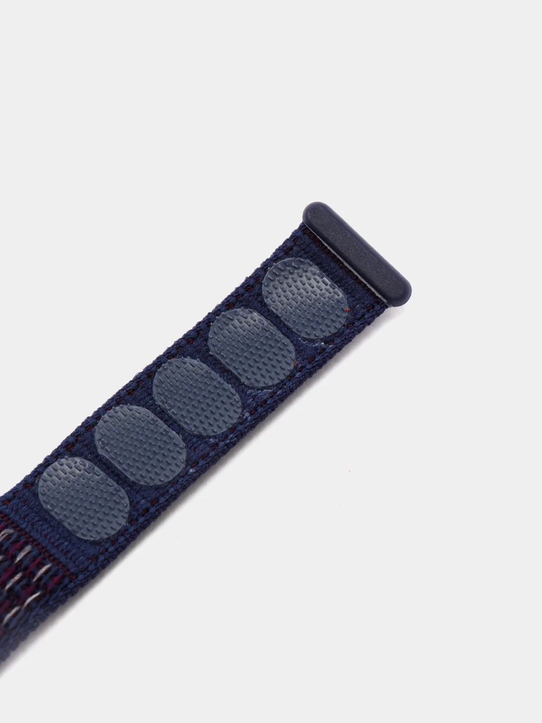Индиго ремешок на липучке для Xiaomi Mi Band 3, 4, 5, 6, 7 Сяоми Ми Банд