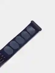 Индиго ремешок на липучке для Xiaomi Mi Band 3, 4, 5, 6, 7 Сяоми Ми Банд