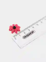Фуксия кабошоны акриловые цветы 20 мм, 2 шт