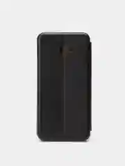 Черный чехол книжка на Samsung Galaxy J6+ / J6 Plus, Самсунг Галакси Джи6+ / Джи6 Плюс