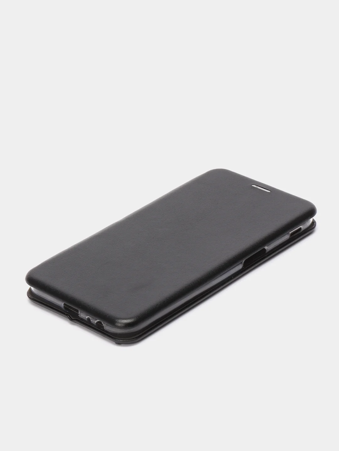 Черный чехол книжка на Samsung Galaxy J6+ / J6 Plus, Самсунг Галакси Джи6+ / Джи6 Плюс