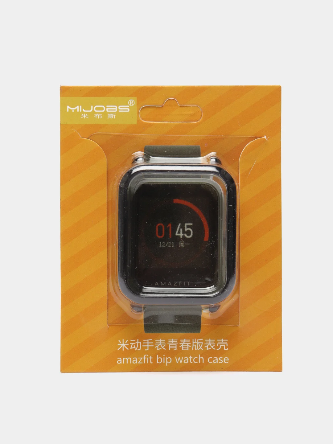 Хаки фирменный защитный чехол рамка для Xiaomi Amazfit Bip (Сяоми амазфит бип)