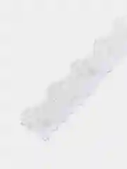 Кружево эластичное, белое, 15 мм х 3 м