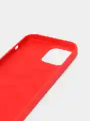 Красный чехол силиконовый для iPhone 13, 13 Pro, 13 Pro Max, с закрытым низом