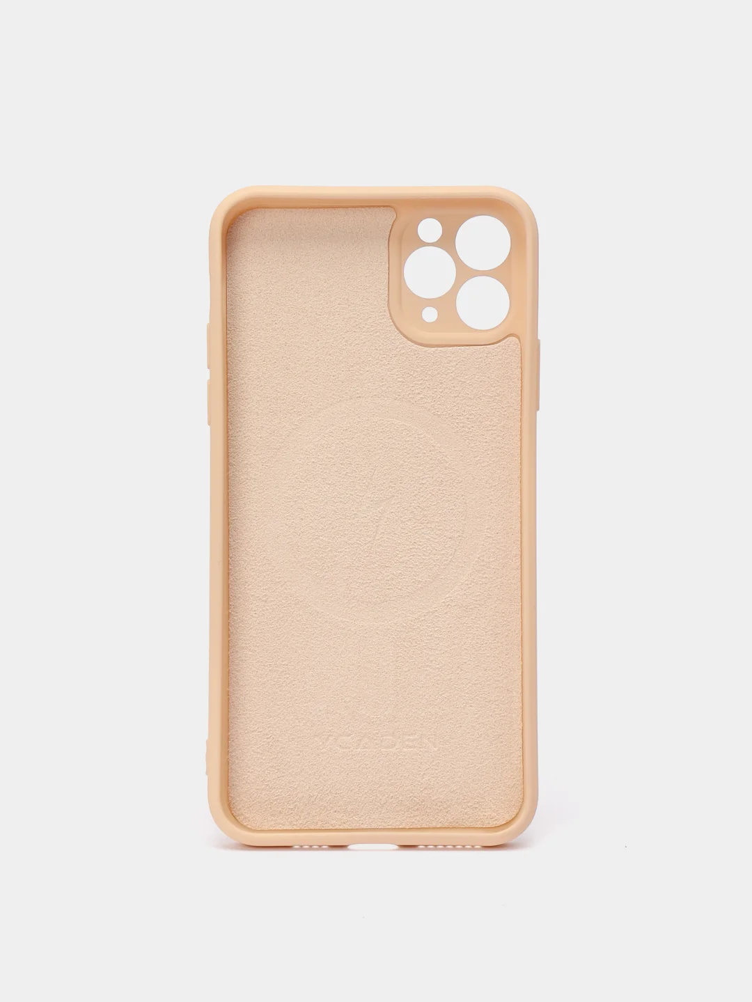 Бежевый чехол Soft Touch silicone case с магнитом MagSafe для iPhone 11, 11Pro, 11Pro Max