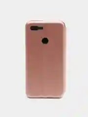 Розовый чехол-книжка Huawei P Smart 2018 (Хуавей П Смарт 2018)