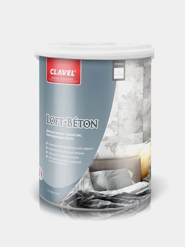 Декоративная штукатурка Clavel Loft-Beton