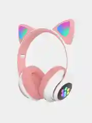 Беспроводные Bluetooth наушники c кошачьими ушками cat EAR STN-28, светящиеся