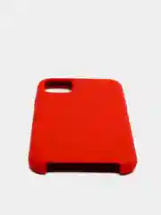Красный silicone Case чехол для iPhone 7 8 Plus, SE, XR, 11 Pro Max, 12 Pro Max без Logo
