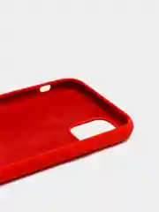 Красный silicone Case чехол для iPhone 7 8 Plus, SE, XR, 11 Pro Max, 12 Pro Max без Logo