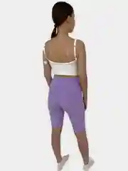 Лавандовый велосипедки спортивные женские, велосипедки короткие