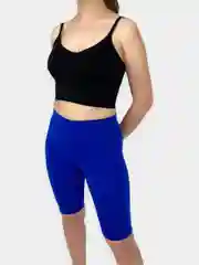 Синий велосипедки спортивные женские, велосипедки короткие