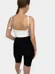 Белый топ женский, топ для спорта, кроп топ, топ бра, спортивная форма