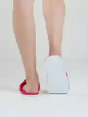 Фуксия тапочки домашние женские открытые