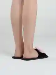 Розовый тапочки домашние женские сердечки открытые