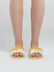 Желтый домашние тапочки женские