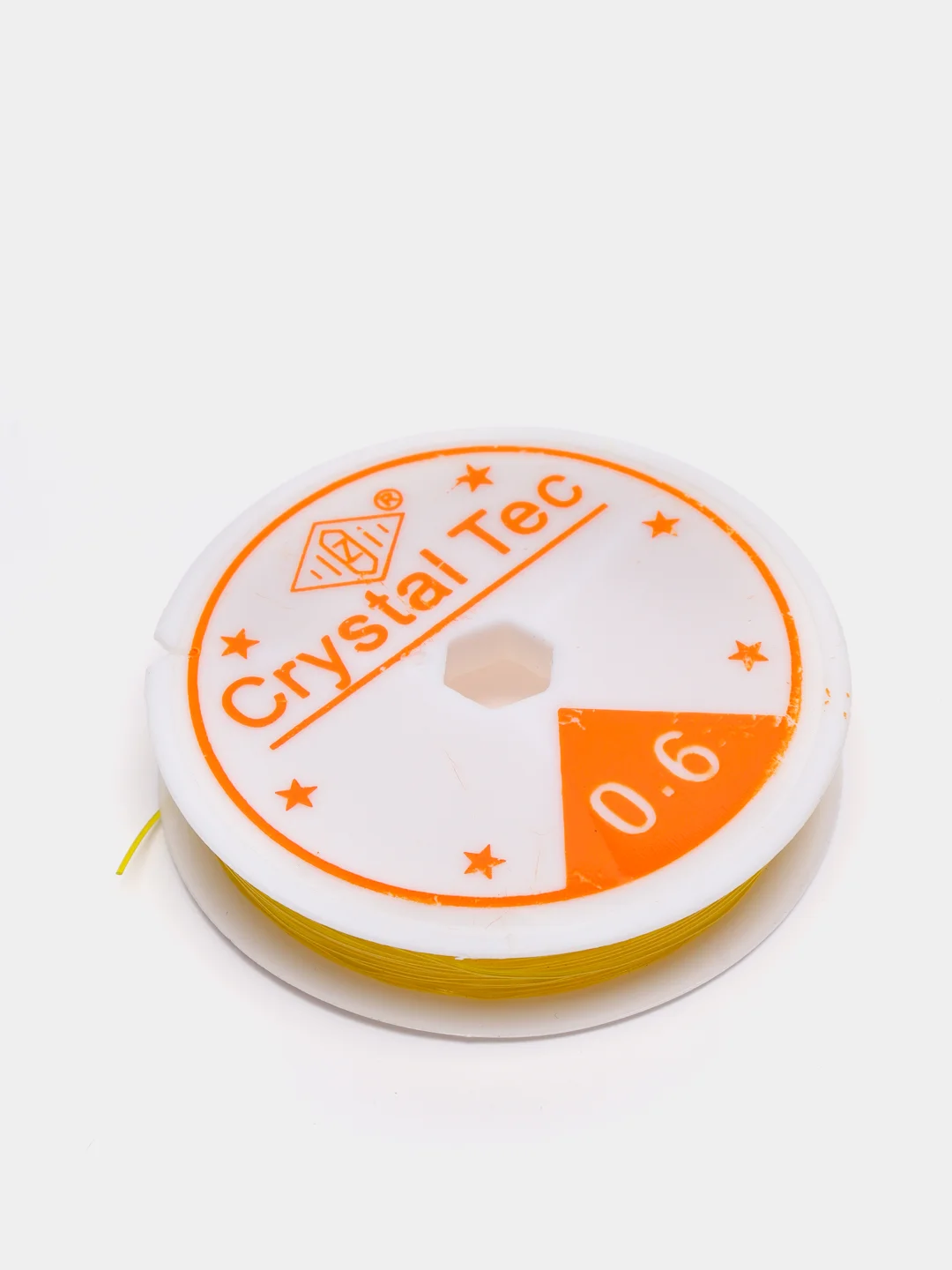Желтый резинка для бисера Crystal Tec