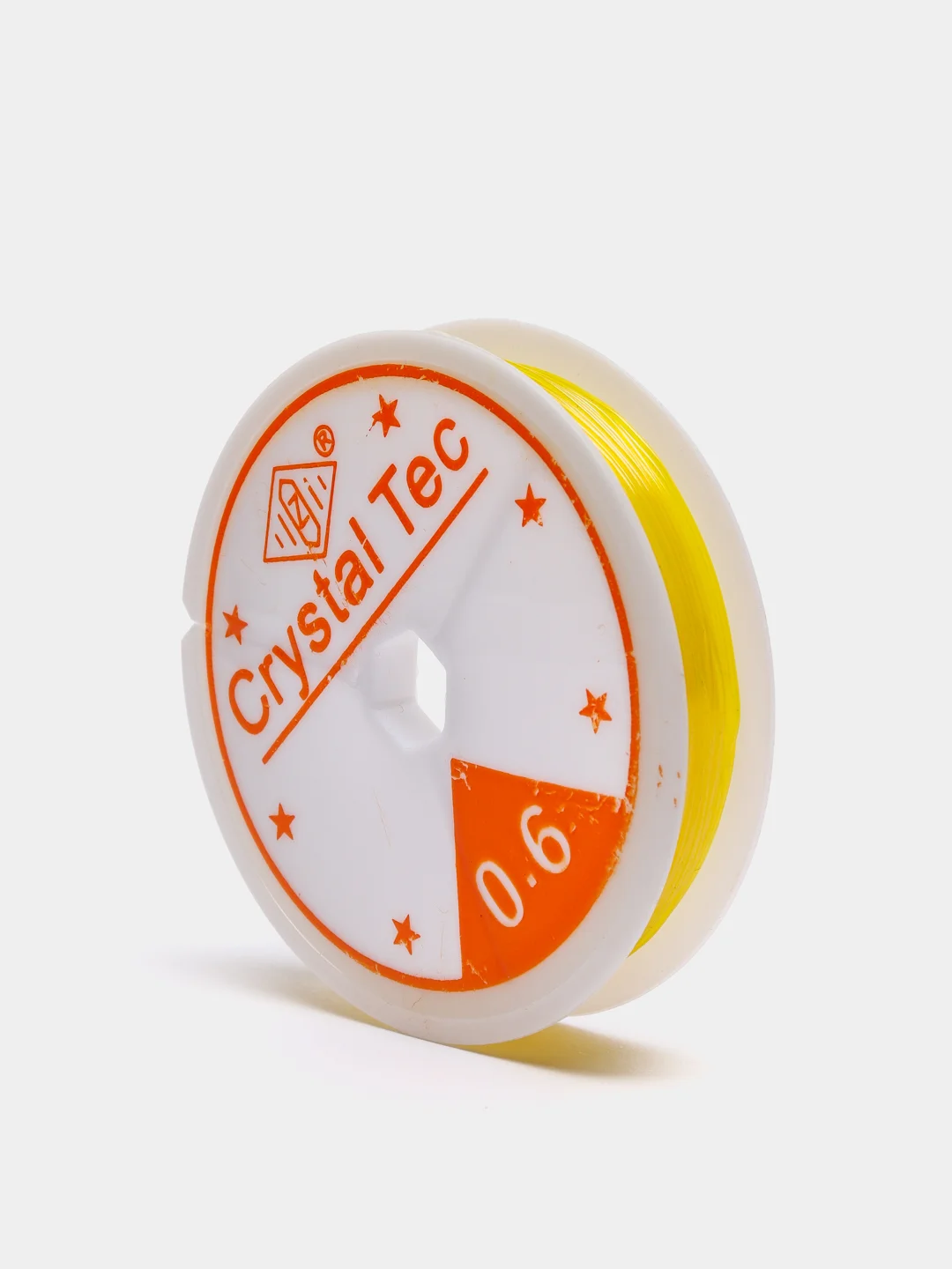 Желтый резинка для бисера Crystal Tec