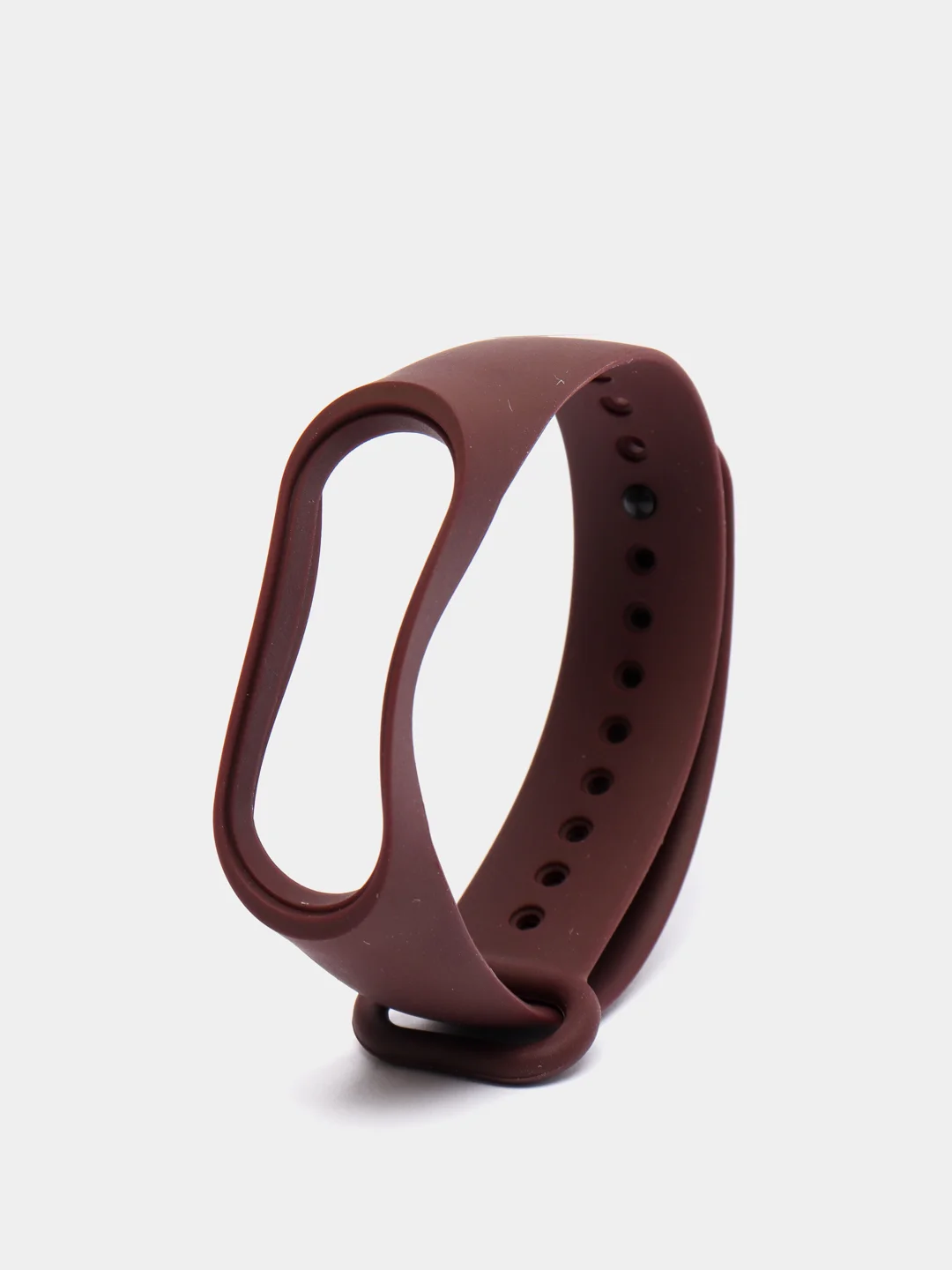 Марсала силиконовый ремешок для фитнес браслета Xiaomi Mi Band 4, Mi Band 3