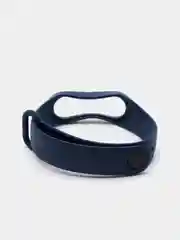 Синий меланж силиконовый ремешок для фитнес браслета Xiaomi Mi Band 4, Mi Band 3