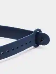 Синий меланж силиконовый ремешок для фитнес браслета Xiaomi Mi Band 4, Mi Band 3