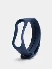 Синий меланж силиконовый ремешок для фитнес браслета Xiaomi Mi Band 4, Mi Band 3