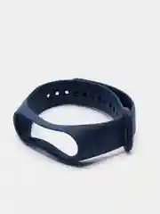 Синий меланж силиконовый ремешок для фитнес браслета Xiaomi Mi Band 4, Mi Band 3