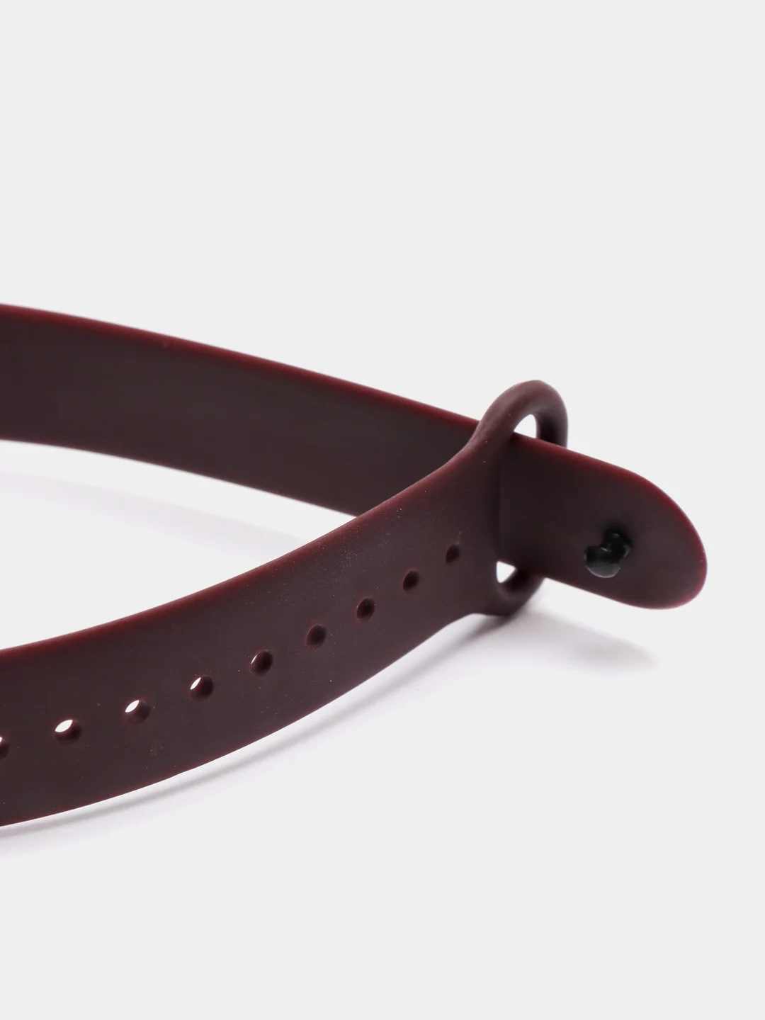 Марсала силиконовый ремешок для фитнес браслета Xiaomi Mi Band 5 / Mi Band 6