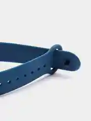Синий меланж силиконовый ремешок для фитнес браслета Xiaomi Mi Band 5 / Mi Band 6