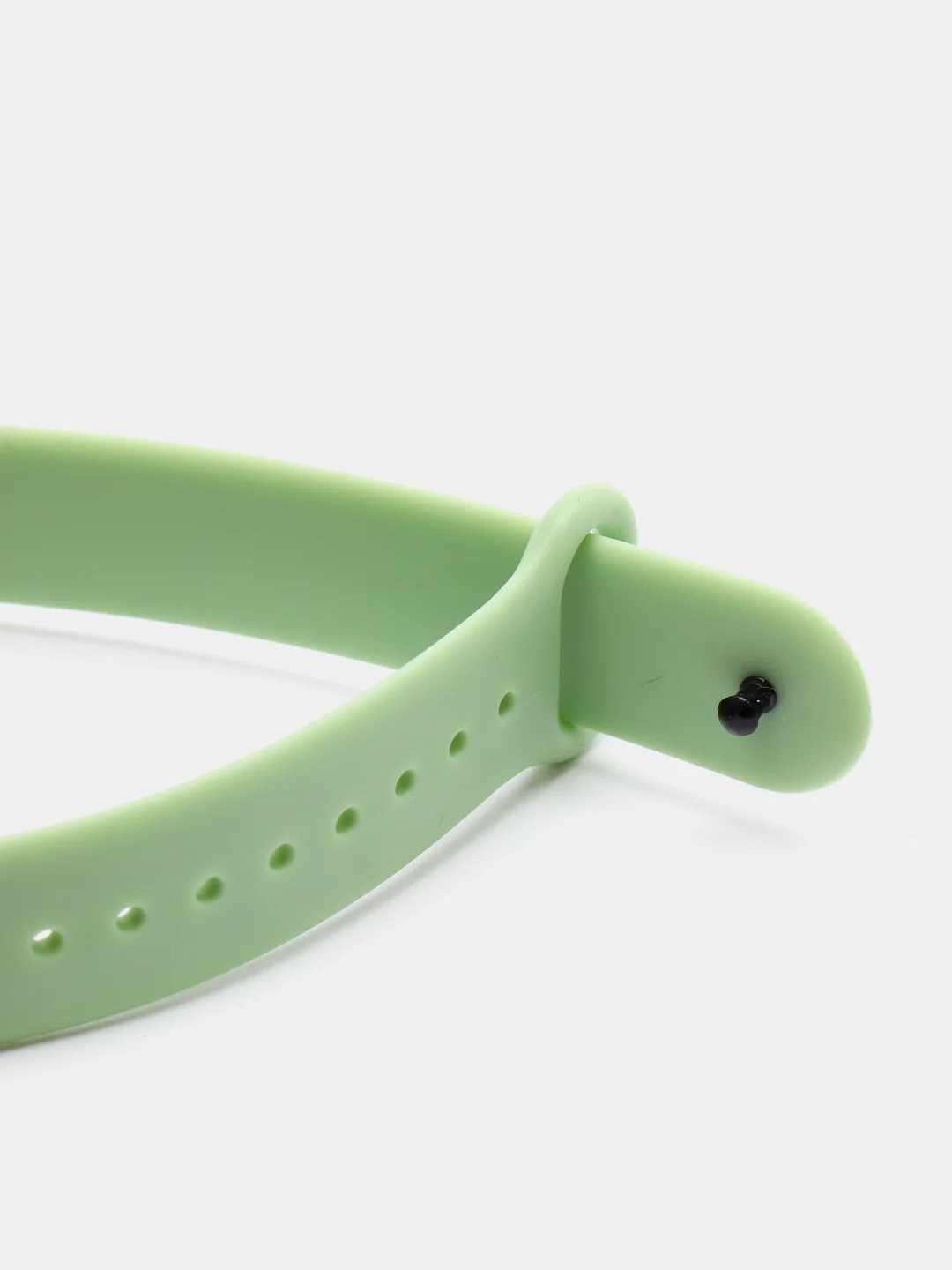 Мятный силиконовый ремешок для фитнес браслета Xiaomi Mi Band 5 / Mi Band 6