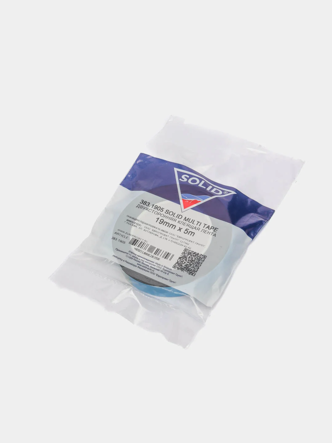 Скотч двухсторонний SOLID, 5 м