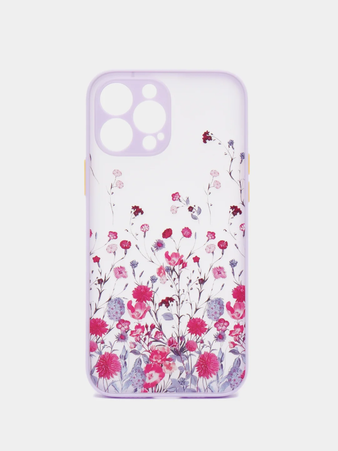Лавандовый чехол для айфон (iPhone) 11 13 14 15 / 7 / 8 Plus / SE2 Pro Max XR про макс пластиковый