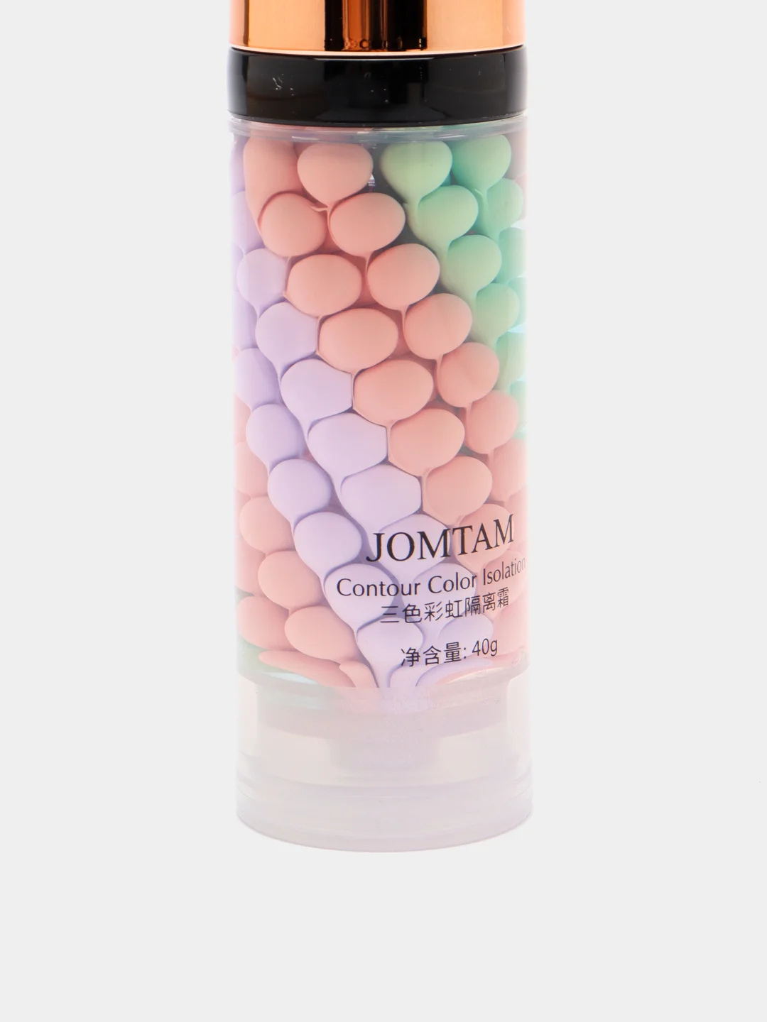 Основа под макияж Jomtam, трёхцветная, 40 г