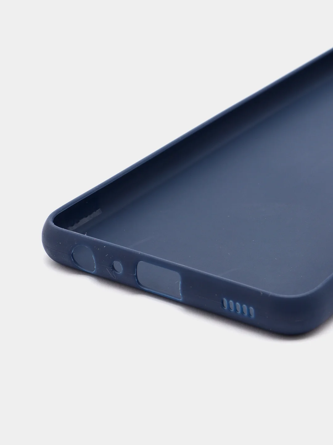 Темно-синий чехол силиконовый для Samsung Galaxy A52 5g