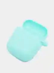 Бирюзовый чехол для наушников Apple AirPods 1, 2, TWS i9s, i10, i12, i13, i14, i15, i100
