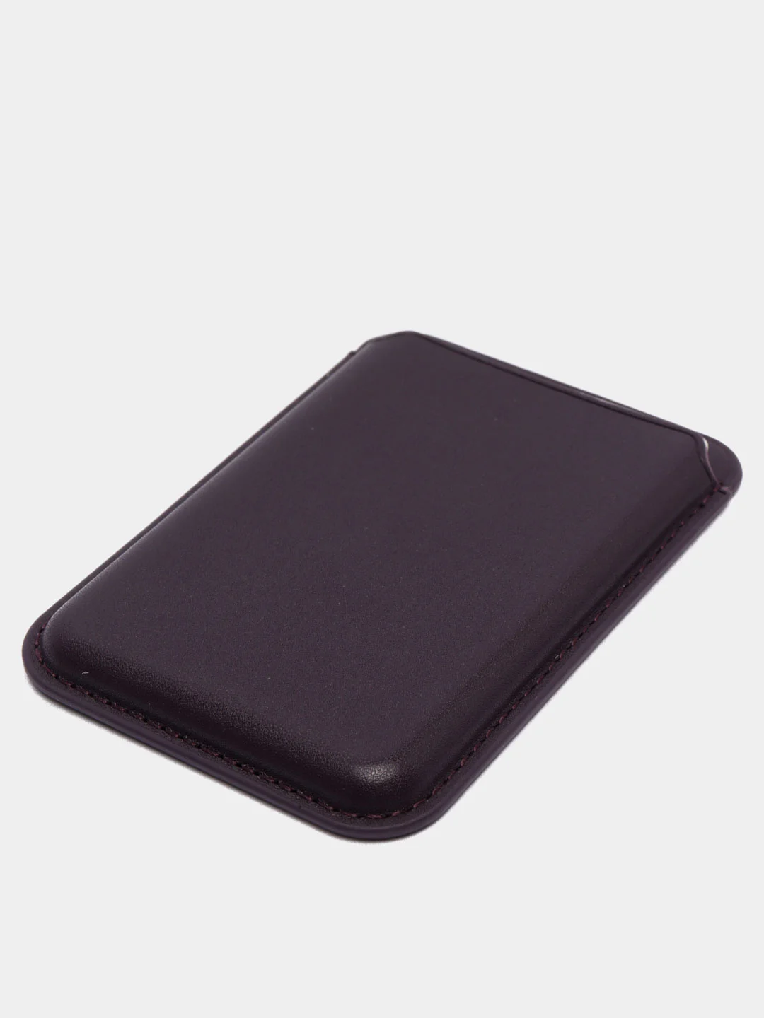Фиолетовый картхолдер на магнитах MagSafe Leather Wallet iPhone
