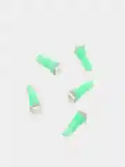 Зеленый лампа автомобильная LED, автолампа светодиодная, разноцветная T5 W2 х 4,6d