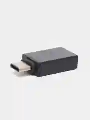 Угольный адаптер переходник с USB Type - C (вход) на OTG USB 3.0 (выход) c MicroUSB на USB