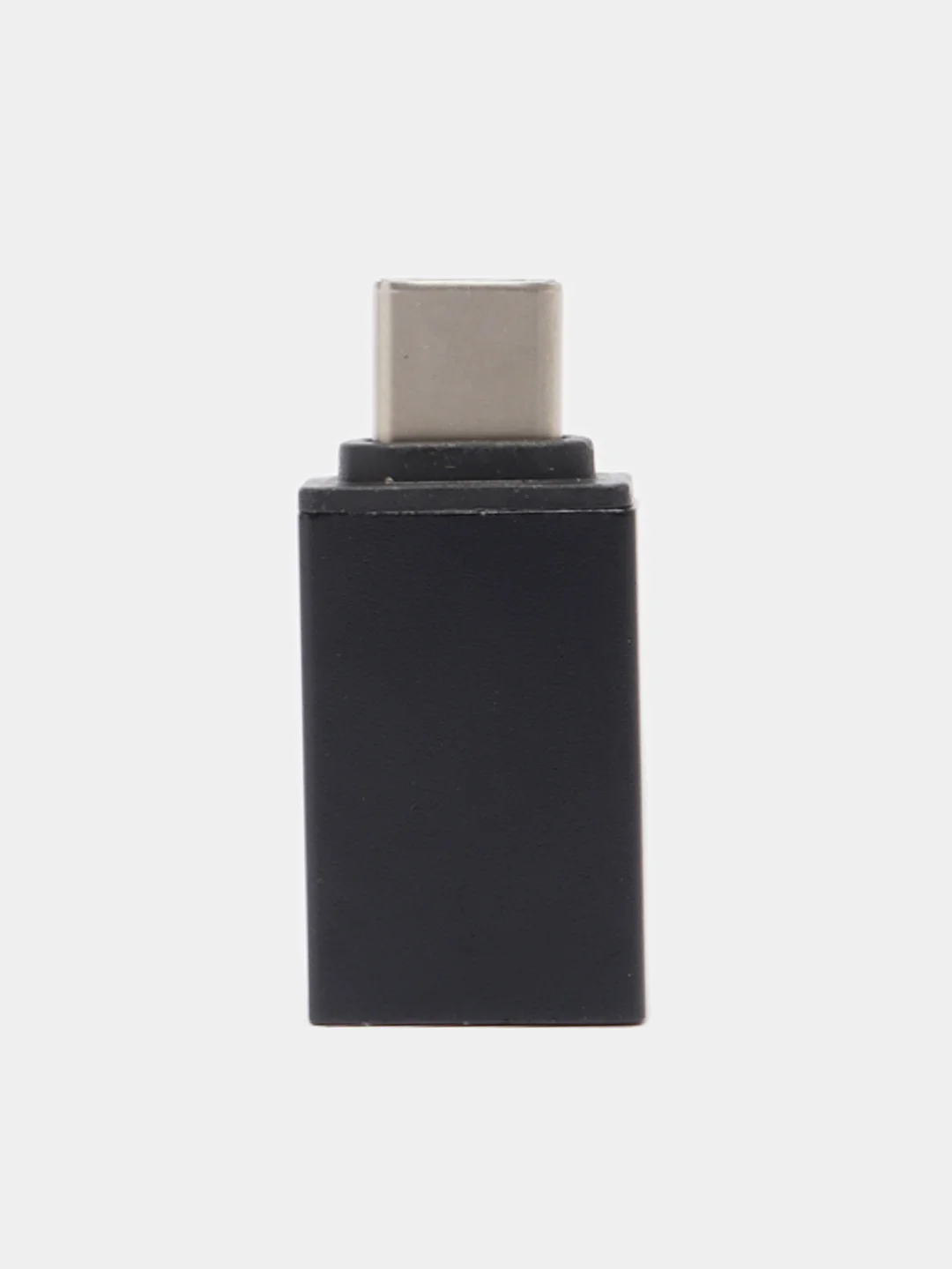 Угольный адаптер переходник с USB Type - C (вход) на OTG USB 3.0 (выход) c MicroUSB на USB