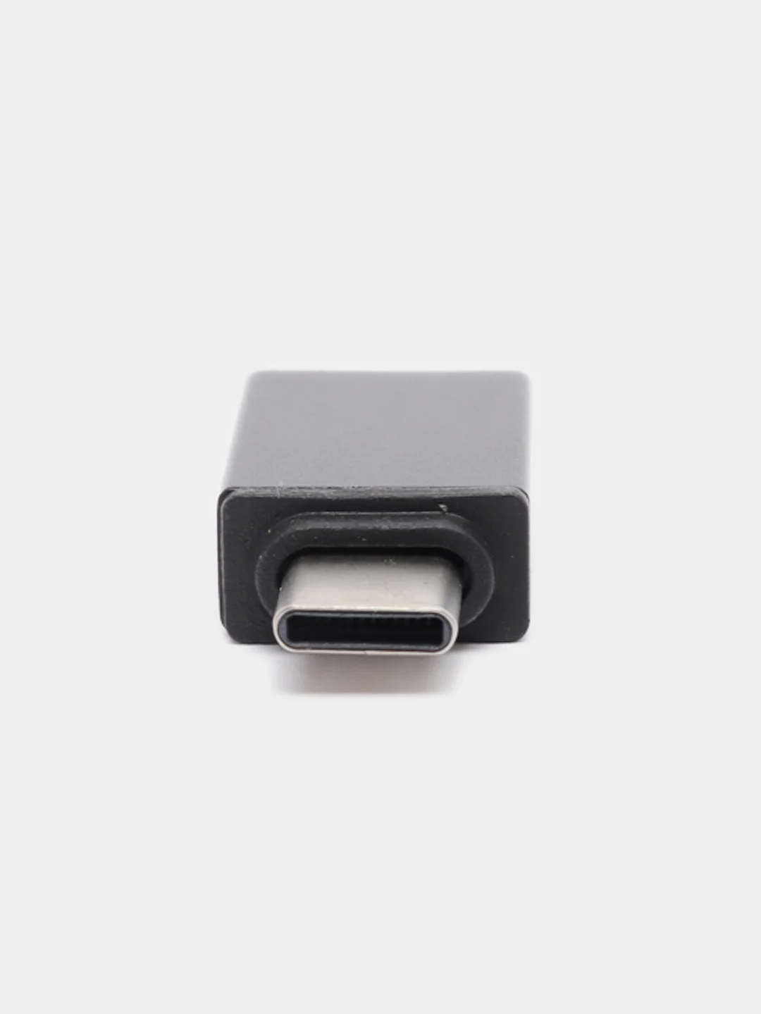 Угольный адаптер переходник с USB Type - C (вход) на OTG USB 3.0 (выход) c MicroUSB на USB