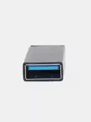 Угольный адаптер переходник с USB Type - C (вход) на OTG USB 3.0 (выход) c MicroUSB на USB